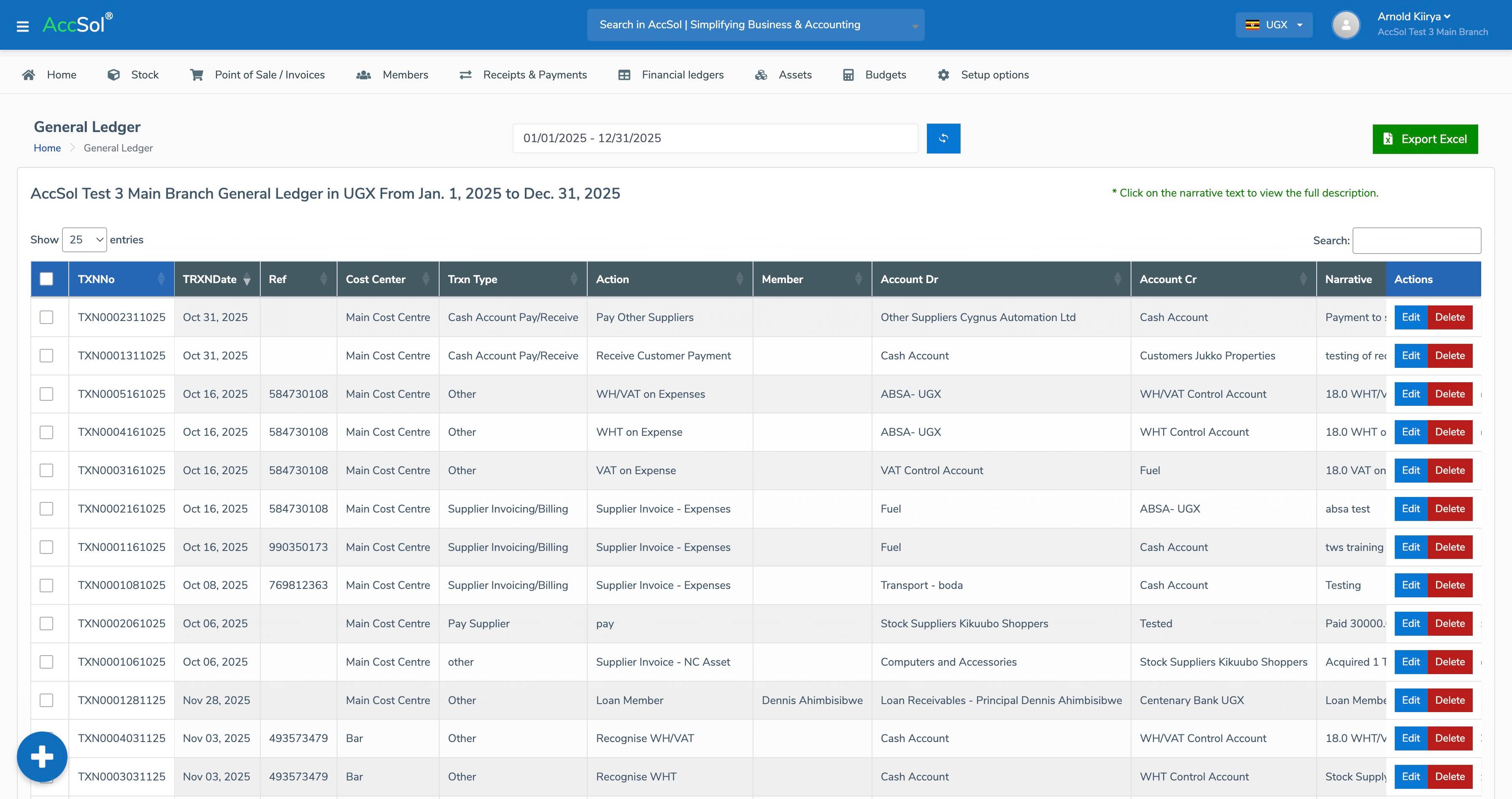General Ledger